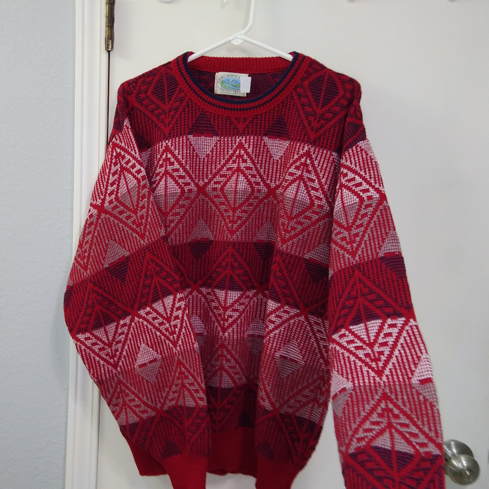 Men's Large Vintage Royal North Mills Sweater